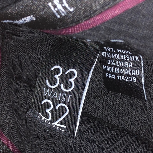 Men’s Dark Gray INC Intl. Concepts Dress Pants - Picture 2 of 5